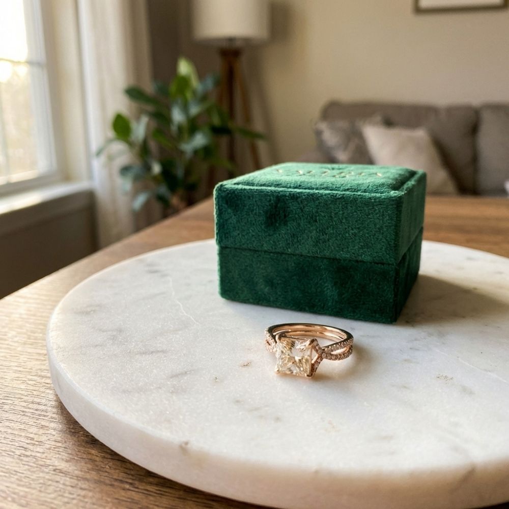 Vintage Glass Ring
