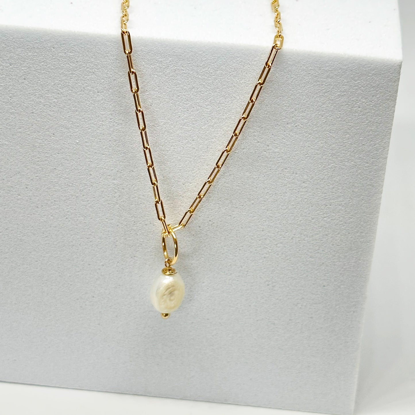 Oriana Pearl Necklace-Lydieannejewelry