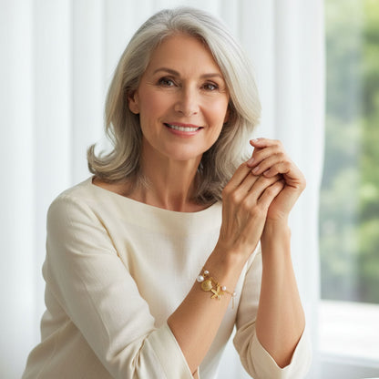 Summer Shell & Pearl Bracelet