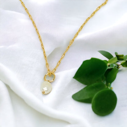 Oriana Pearl Necklace-Lydieannejewelry