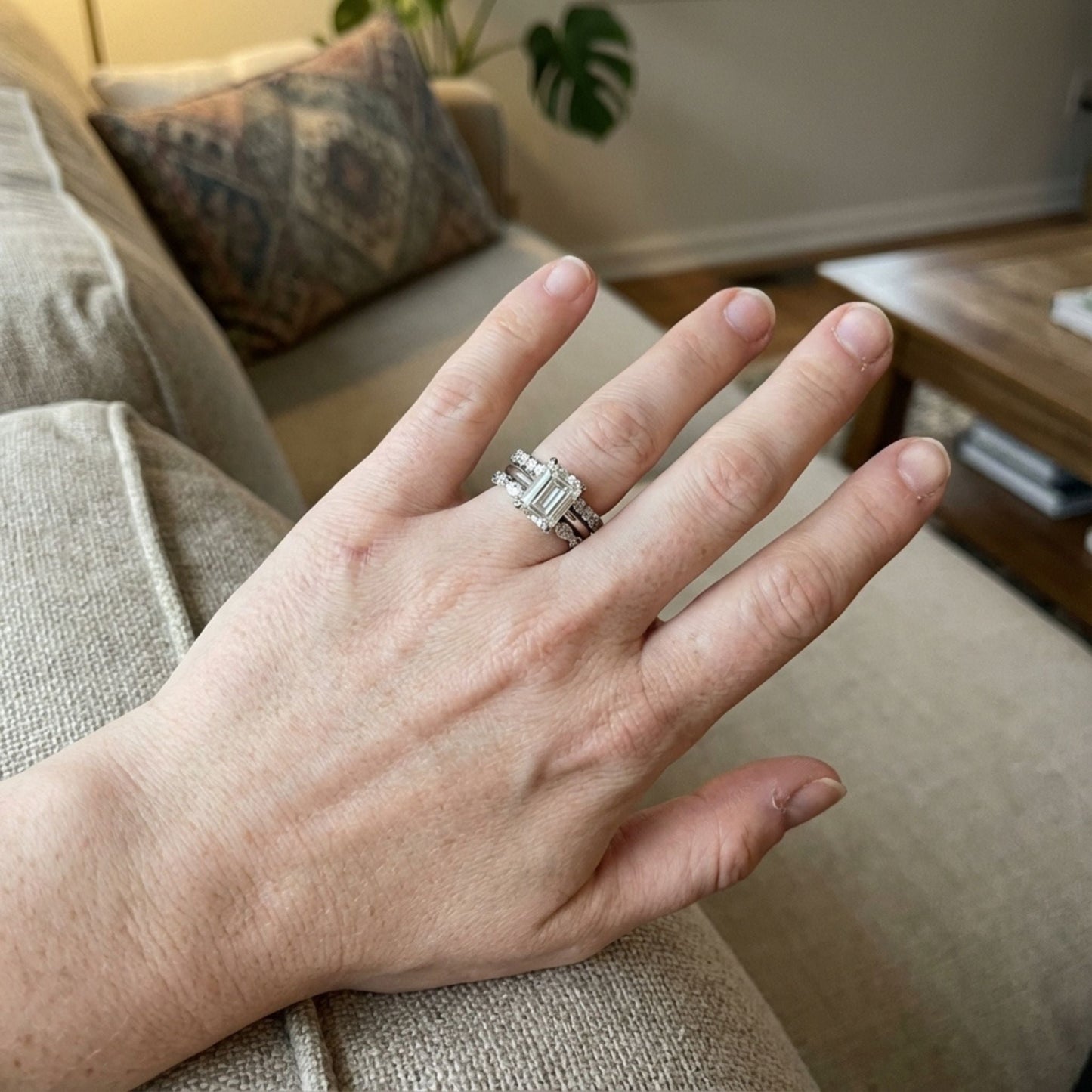 Vintage Silver Bright Layer Ring