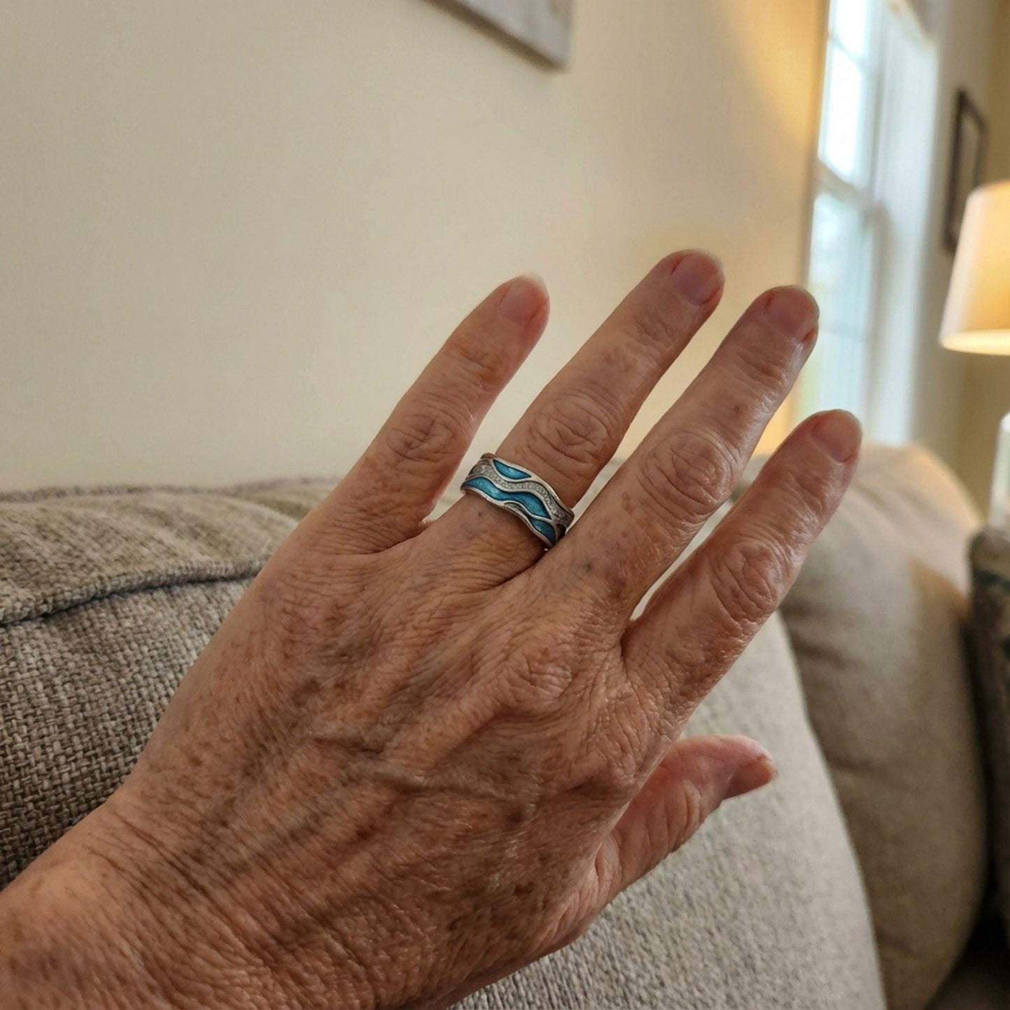 Vintage Beach Wave Series Ring