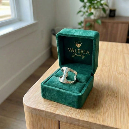 Vintage Inlaid Turquoise Stones Ring