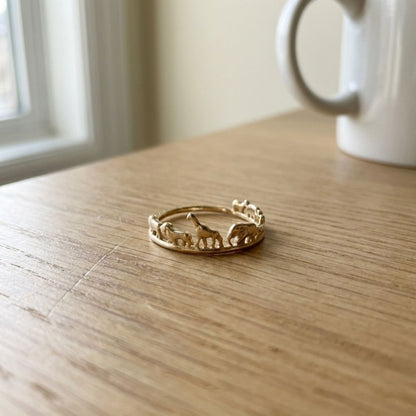 Creative Animal Ring in Gold