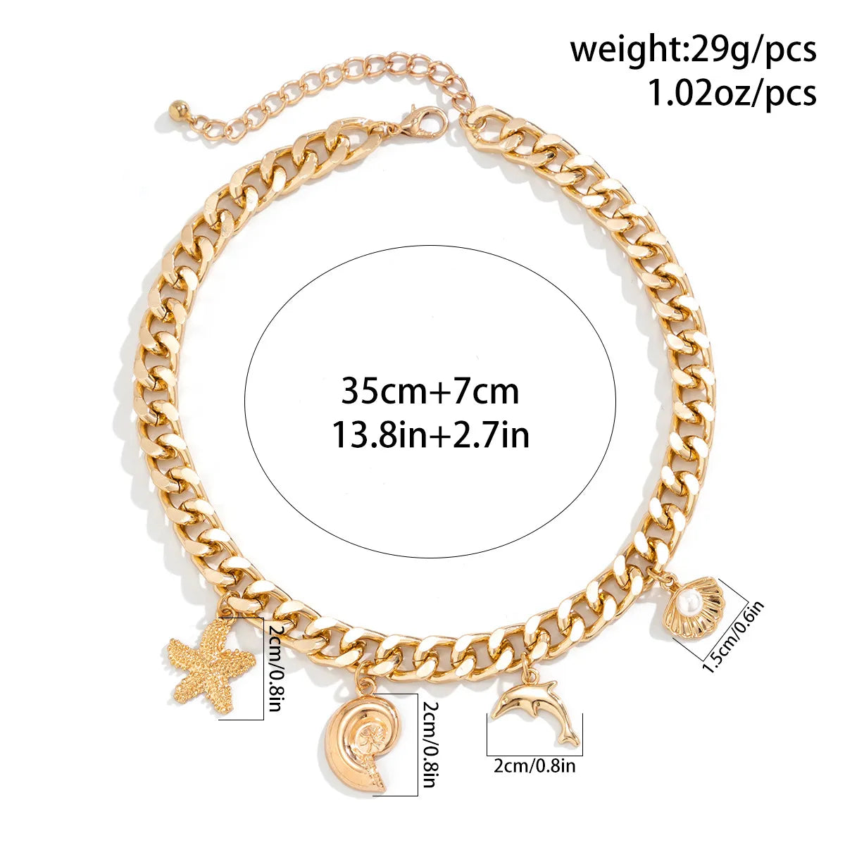 Bohemian Conch & Starfish Jewelry Set